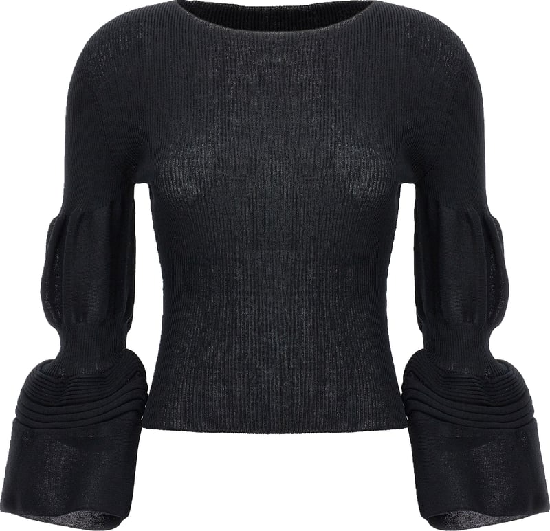Issey Miyake Black Polyester Sweatshirt