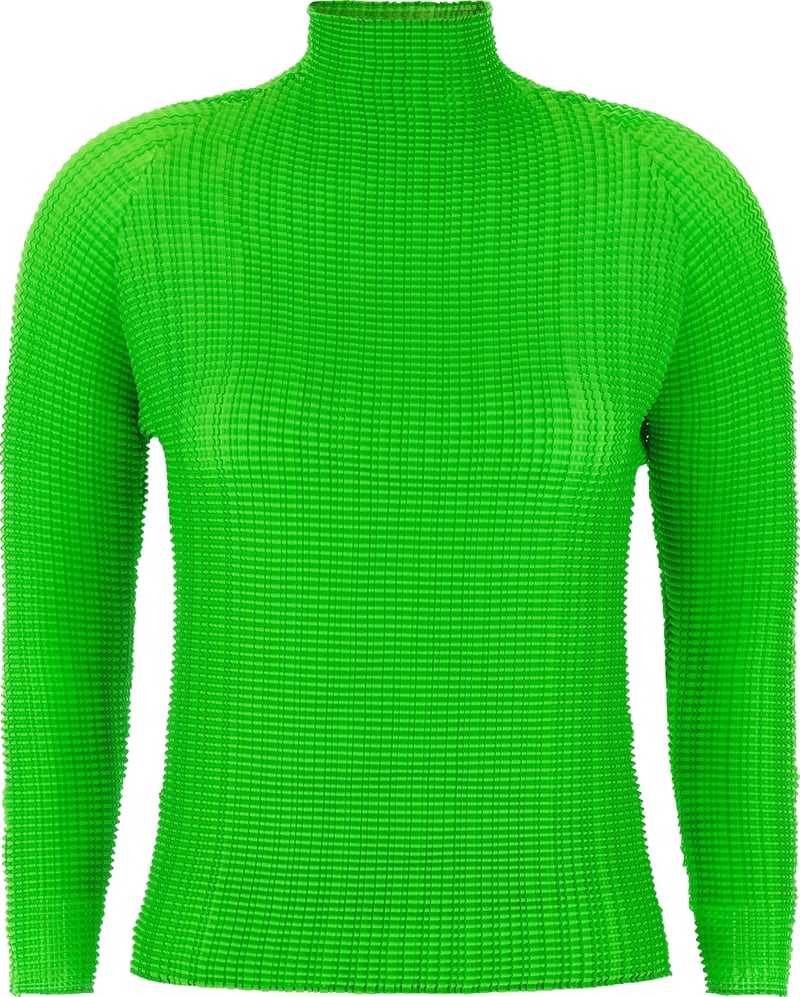 Issey Miyake Bicolor Polyester Blouse