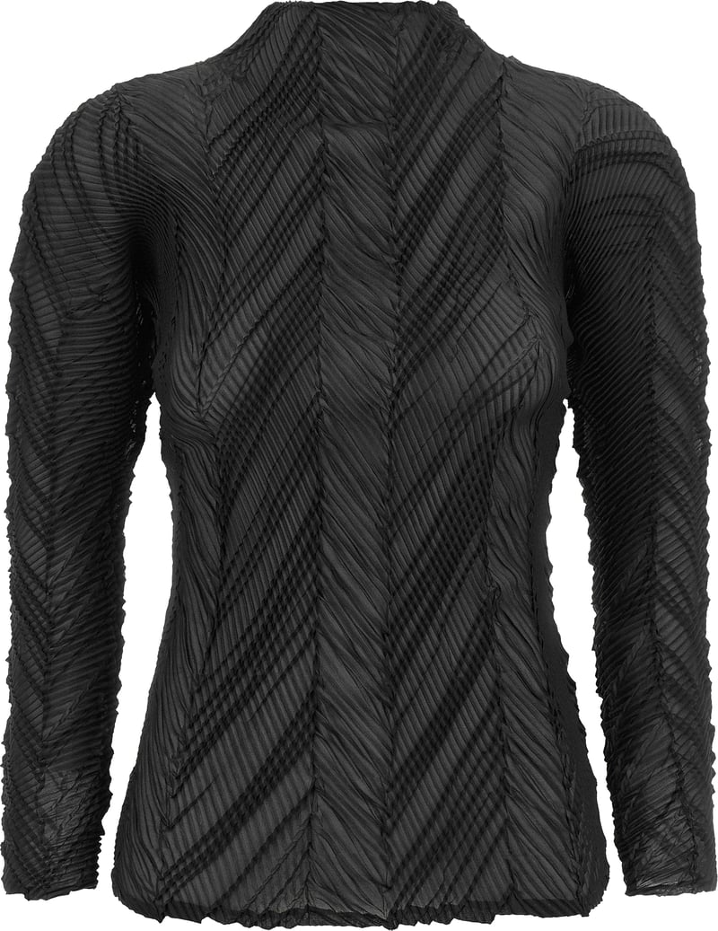 Issey Miyake Zigzag Pleats Sweater