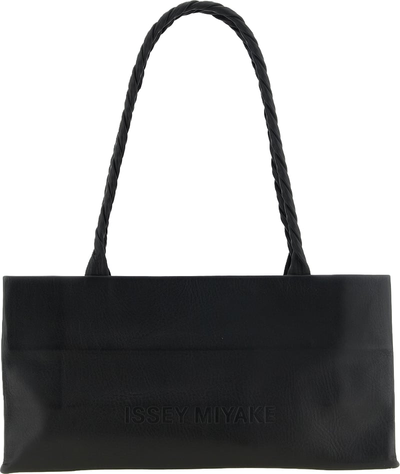 Issey Miyake Black Polyester Shoulder Bag