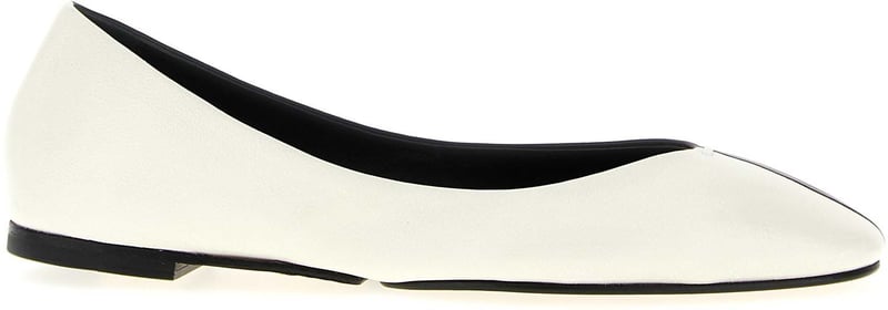 Jacquemus Bicolor Lamb Leather Ballet Flats