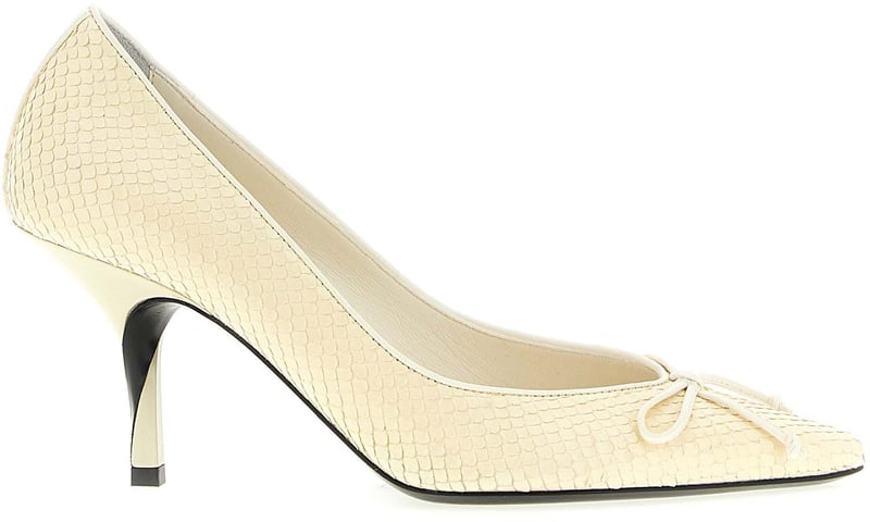 Jacquemus Beige Calfskin High Heel Pumps