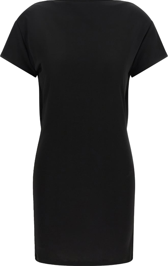 Jacquemus Black Viscose Short Dress