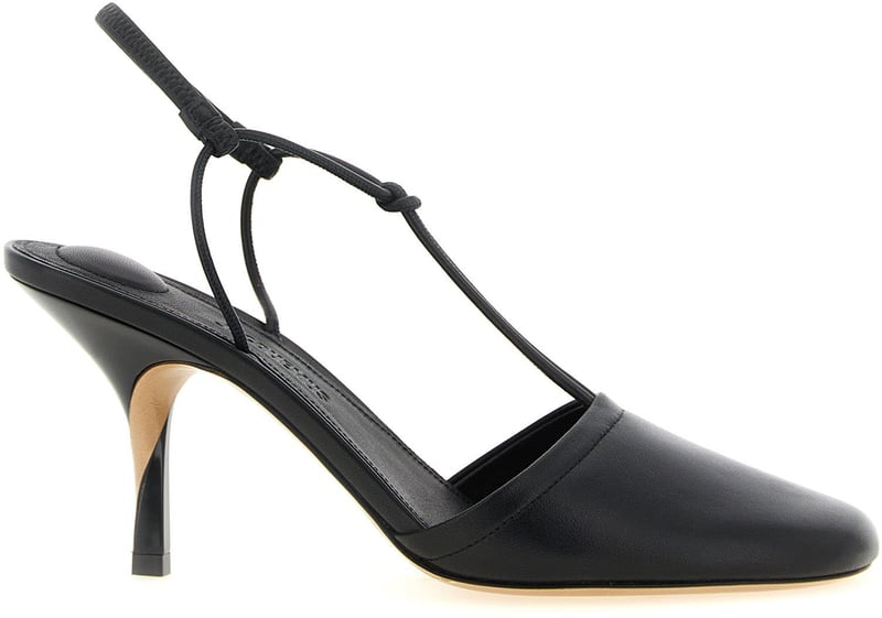 Jacquemus Black Lamb Leather High Heel Pumps