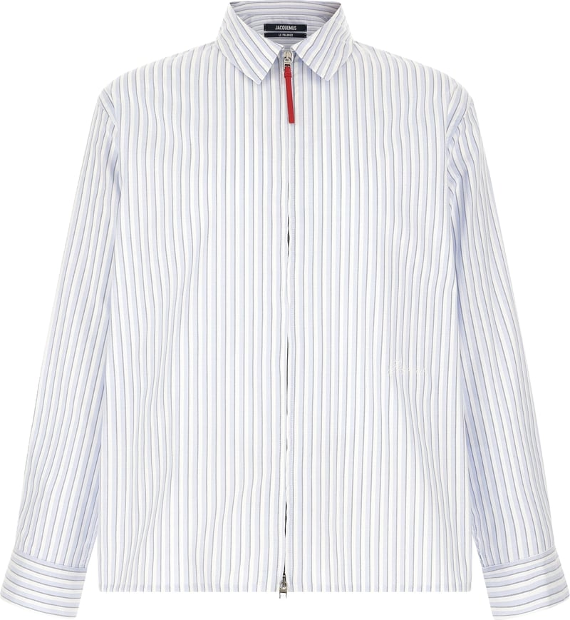 Jacquemus Blue Cotton Blouse