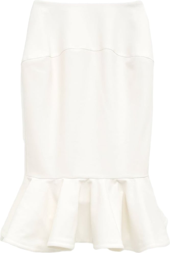 JACQUEMUS Peplum midi skirt