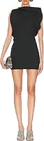 LA MINI ROBE TRAPEZE BLACK