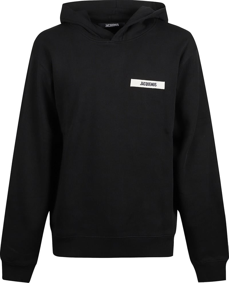 Hooded Gros Grain Sweatshirt With Logo Detail