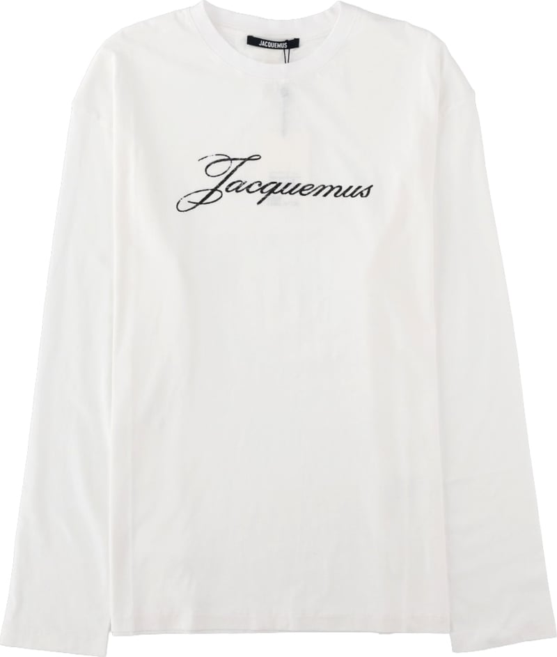 T-shirt a Maniche Lunghe con Logo Stampato