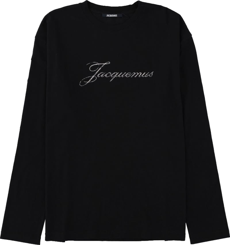 T-shirt a Maniche Lunghe con Logo