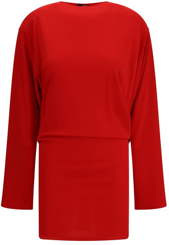 Jacquemus Red Viscose Cocktail Dress