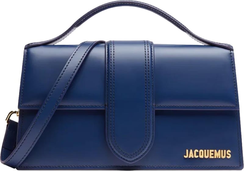Jacquemus Le grand Bambino Crossbody Strap Handbag Navy
