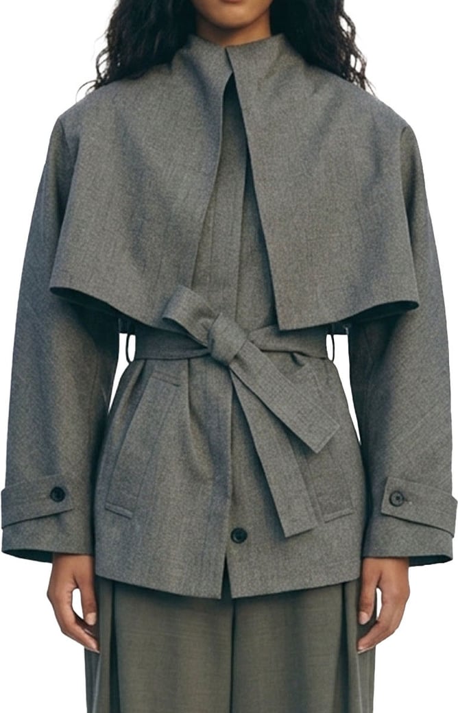 Le caban bolero dark brown