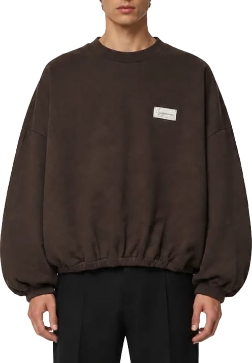 Jacquemus Le Sweatshirt Corso Dark Brown