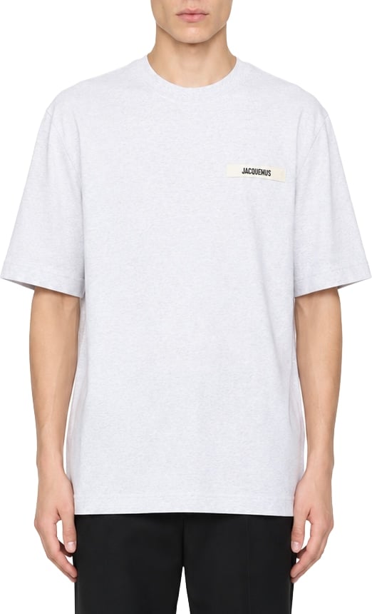 Jacquemus Le T-Shirt Gros Grain Grey