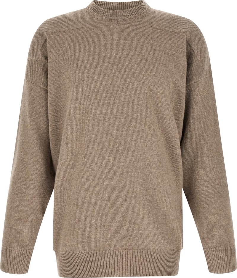 Jil Sander Beige Wool Cardigan