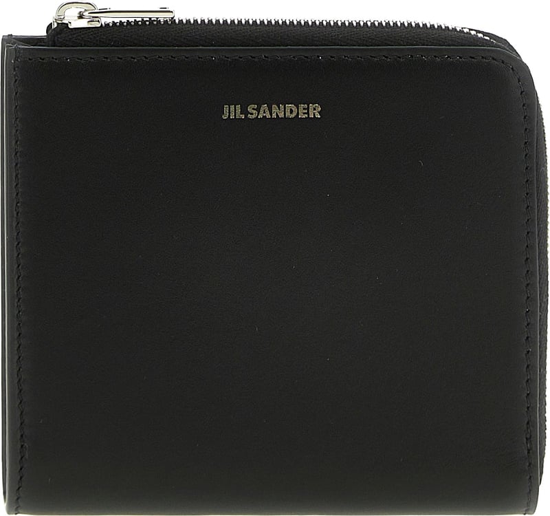 Jil Sander Black Calfskin Wallet