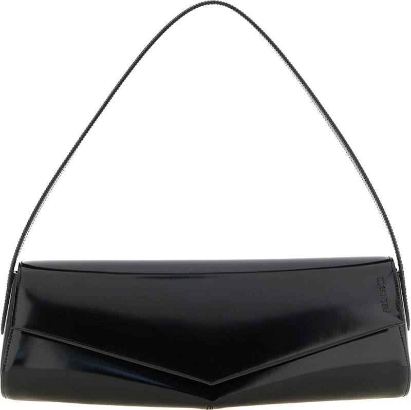 Jil Sander Black Calfskin Shoulder Bag