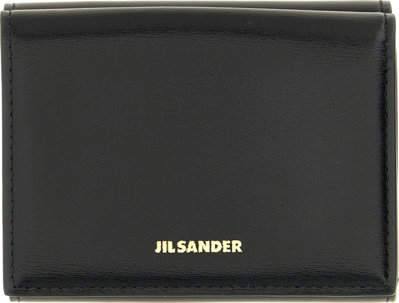 Jil Sander Black Calfskin Cardholder