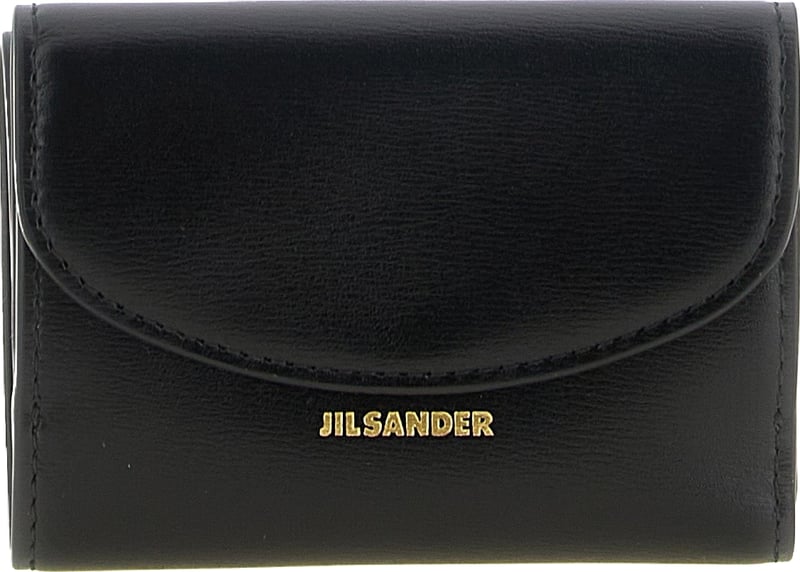 Jil Sander Black Calfskin Cardholder