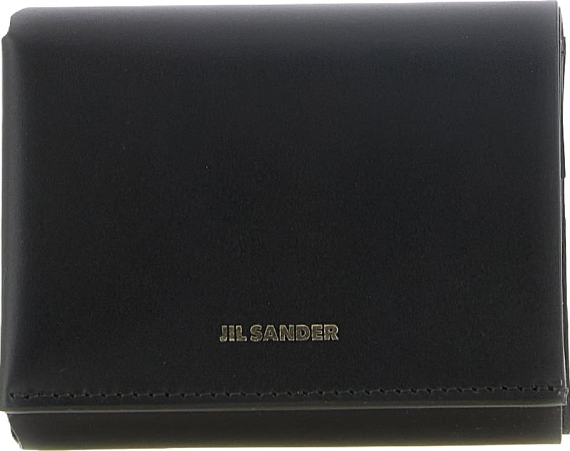 Jil Sander Black Calfskin Wallet