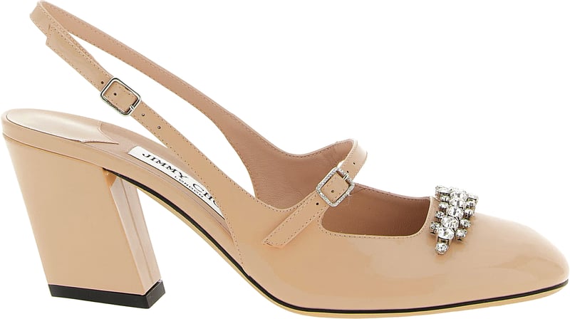 Jimmy Choo Multicolor Leather Mid Heel Pumps