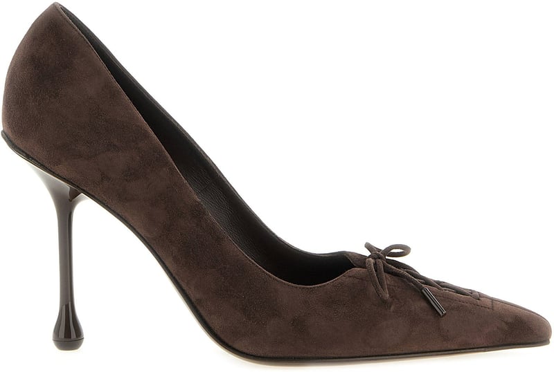 Jimmy Choo Brown Leather High Heel Pumps