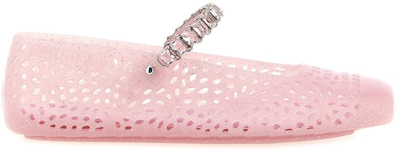 Jimmy Choo Multicolor Plastic Ballet Flats