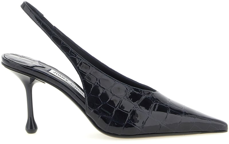 Jimmy Choo Blue Leather High Heel Pumps