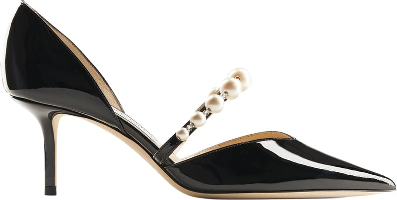 Jimmy Choo Aurelie Glittered Pumps