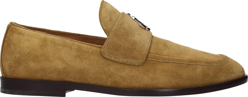 Jimmy Choo Brown Leather Slip-On Loafers