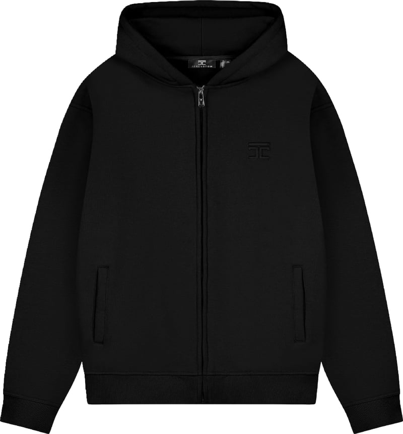 Jorcustom HeritageInMotion Fleece Zipped Hoodie M-FW26-ZIPHOODIE-HERITAGE Black