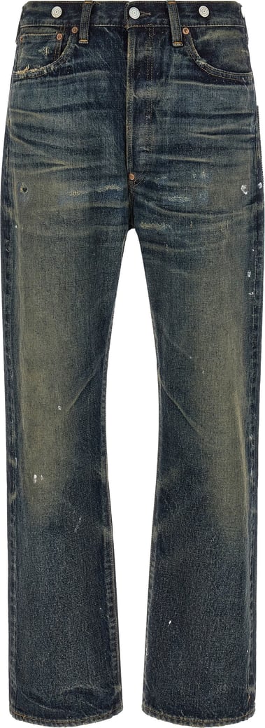 Junya Watanabe Blue Cotton Straight-Leg Jeans
