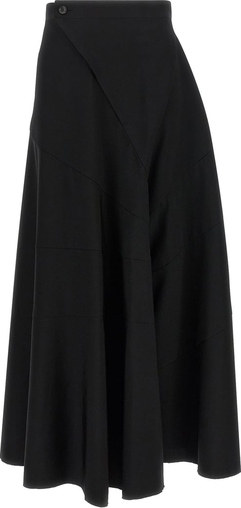 Junya Watanabe Black Wool Flared Pants