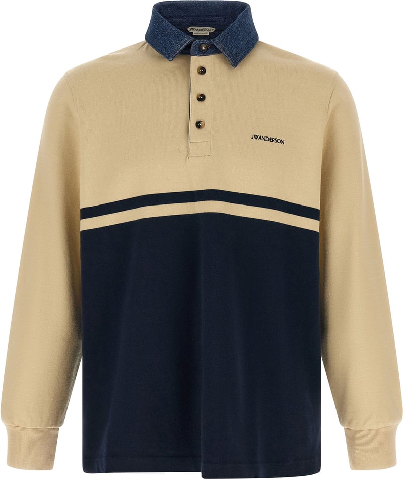 J.w.anderson Contrast Collar Polo Shirt