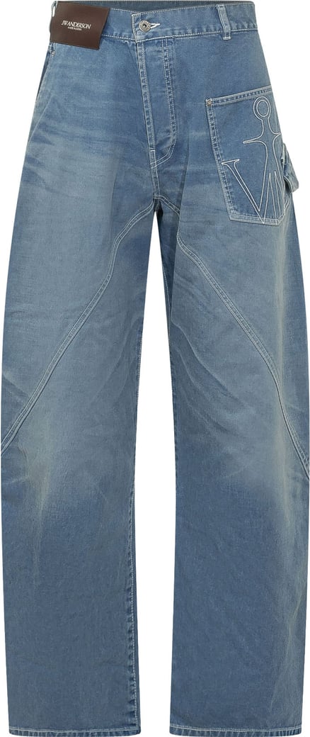 Jeans Workwear con Tasca Applicata