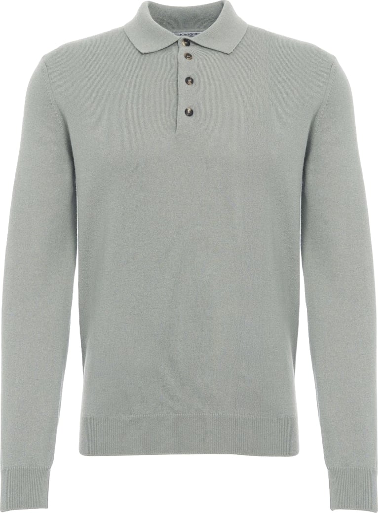 Cashmere polo sweater