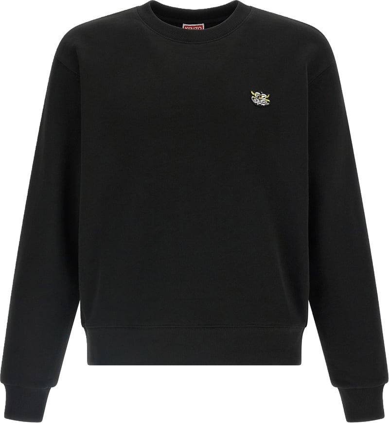 Kenzo Black Cotton Sweatshirt