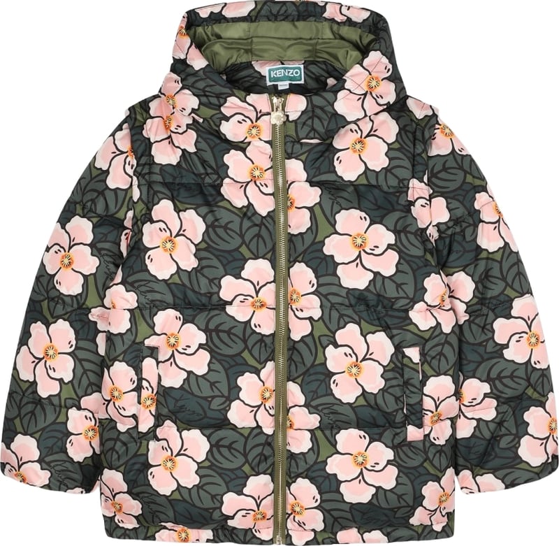 DOWN JACKET WITH REMOVABLE SLEEVES