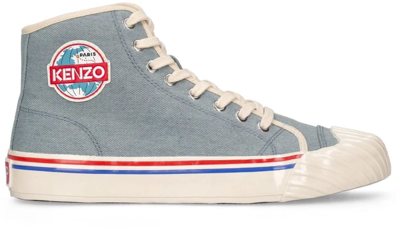 School Logo High-top Sneakers
