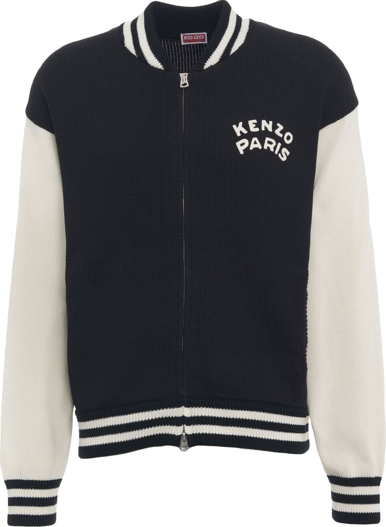 Knit bomber jacket