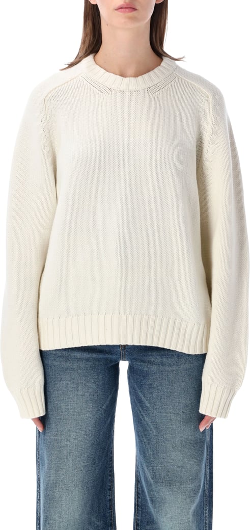 Mae Knit Glaze White