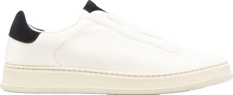 Kiton Leather Men's Sneakers White