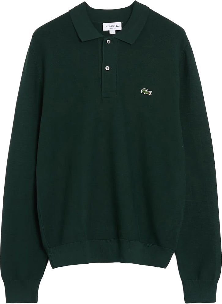 Polopull lange mouwen groen