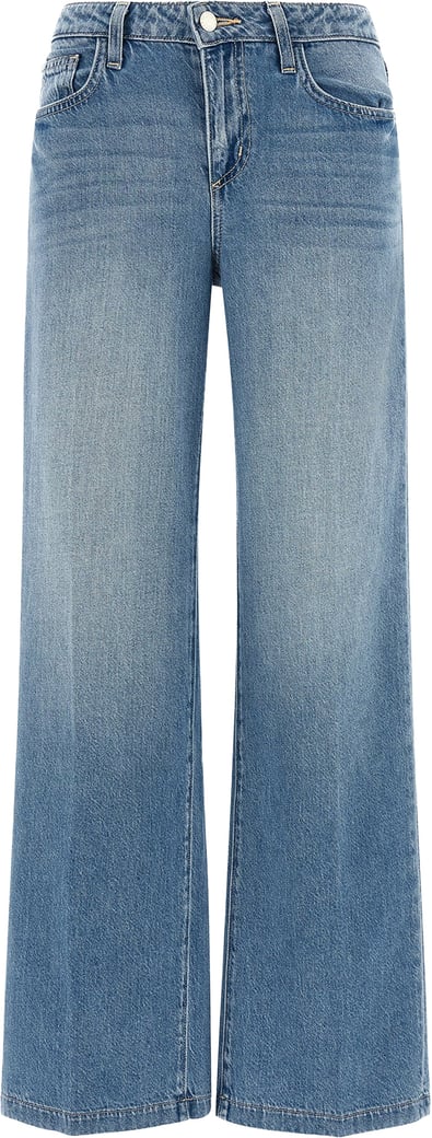 L'Agence Blue Cotton Jeans Denim