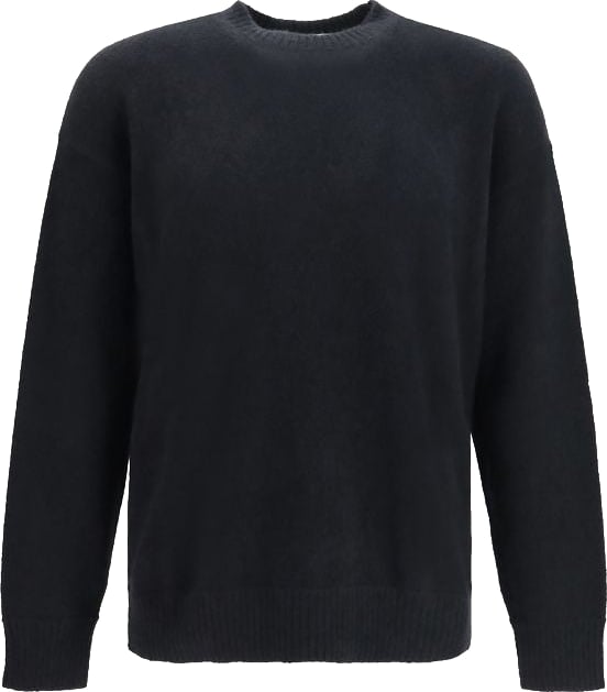 Laneus Black Cashmere Sweatshirt