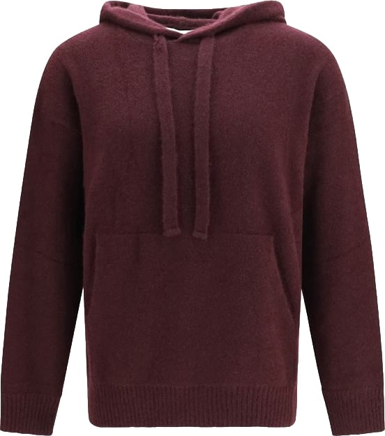 Laneus Bordeaux Cashmere Hoodie