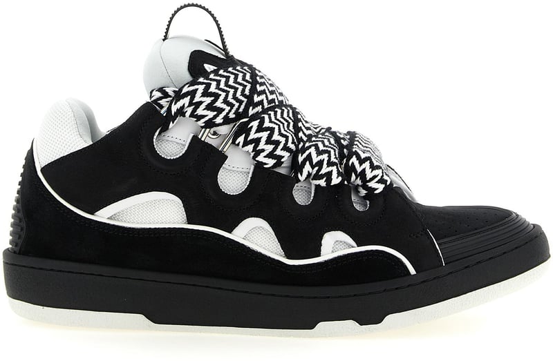 Lanvin Bicolor Calfskin Chunky Sneakers