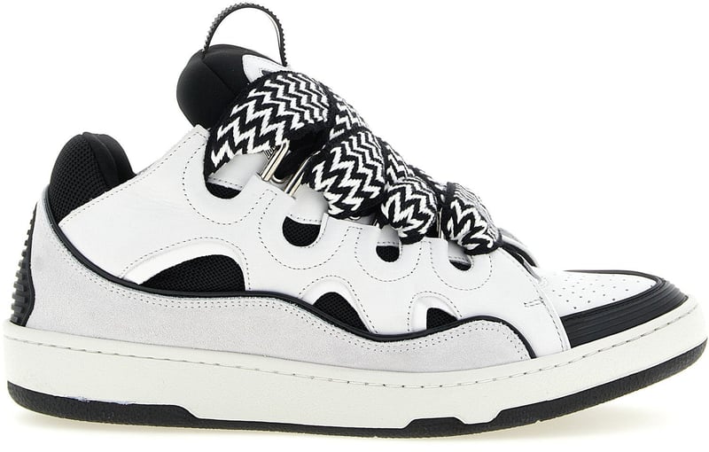Lanvin Bicolor Calfskin Chunky Sneakers