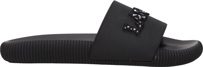 Lanvin Black Cotton Slippers